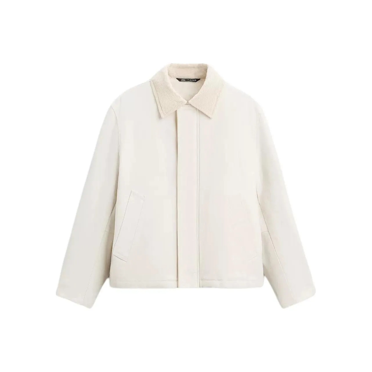 ZARA Jackets Coats Men's Raw White
