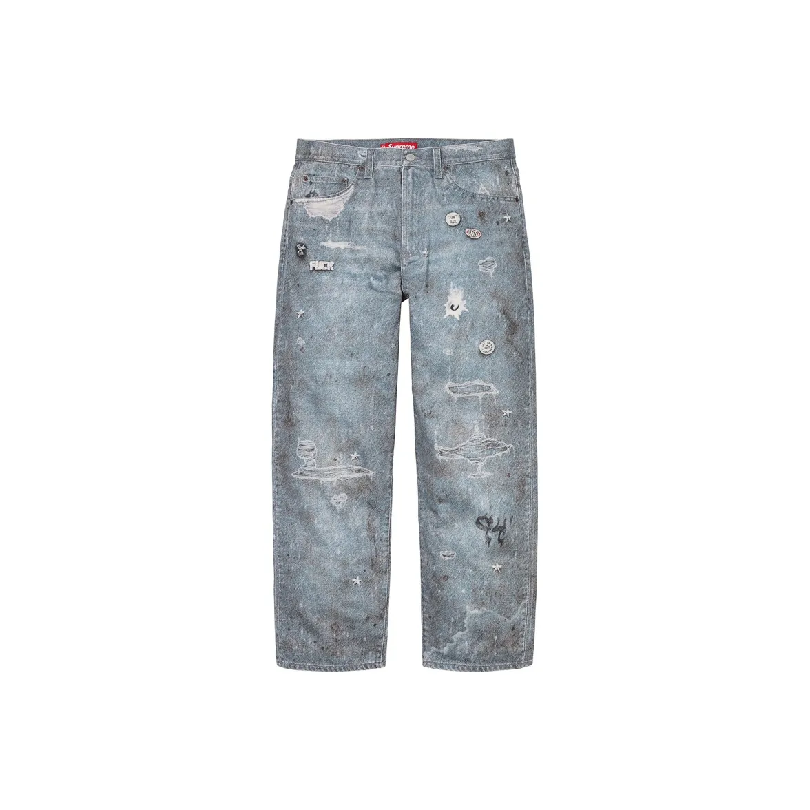 Supreme Hjr Trompe L'oeil Loose Fit Jean