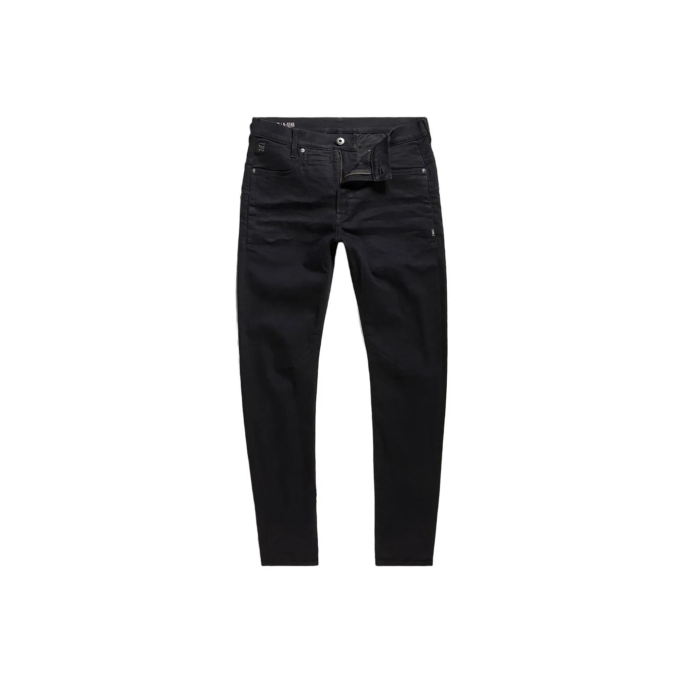 STAR RAW Темно-черные Мужские Джинсы