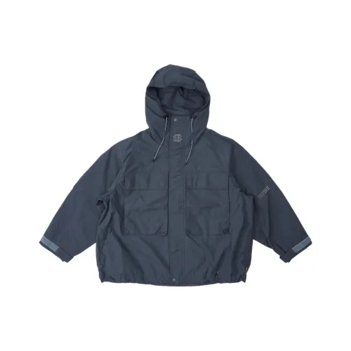SEE SEE GROUND FLOOR MACAU X LIVIN' Collaboration Уголь Унисекс Куртки