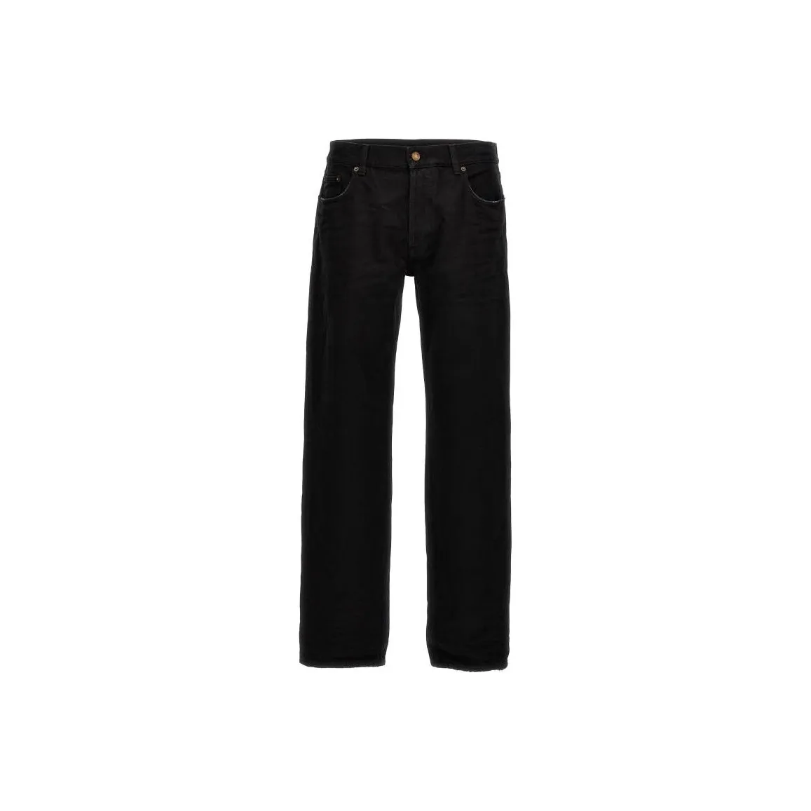 SAINT LAURENT Buttoned Straight Leg Jeans