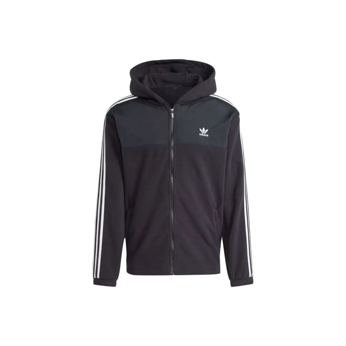 Adidas Originals Adicolor 3 Stripes Teddy Fleece Hoodie