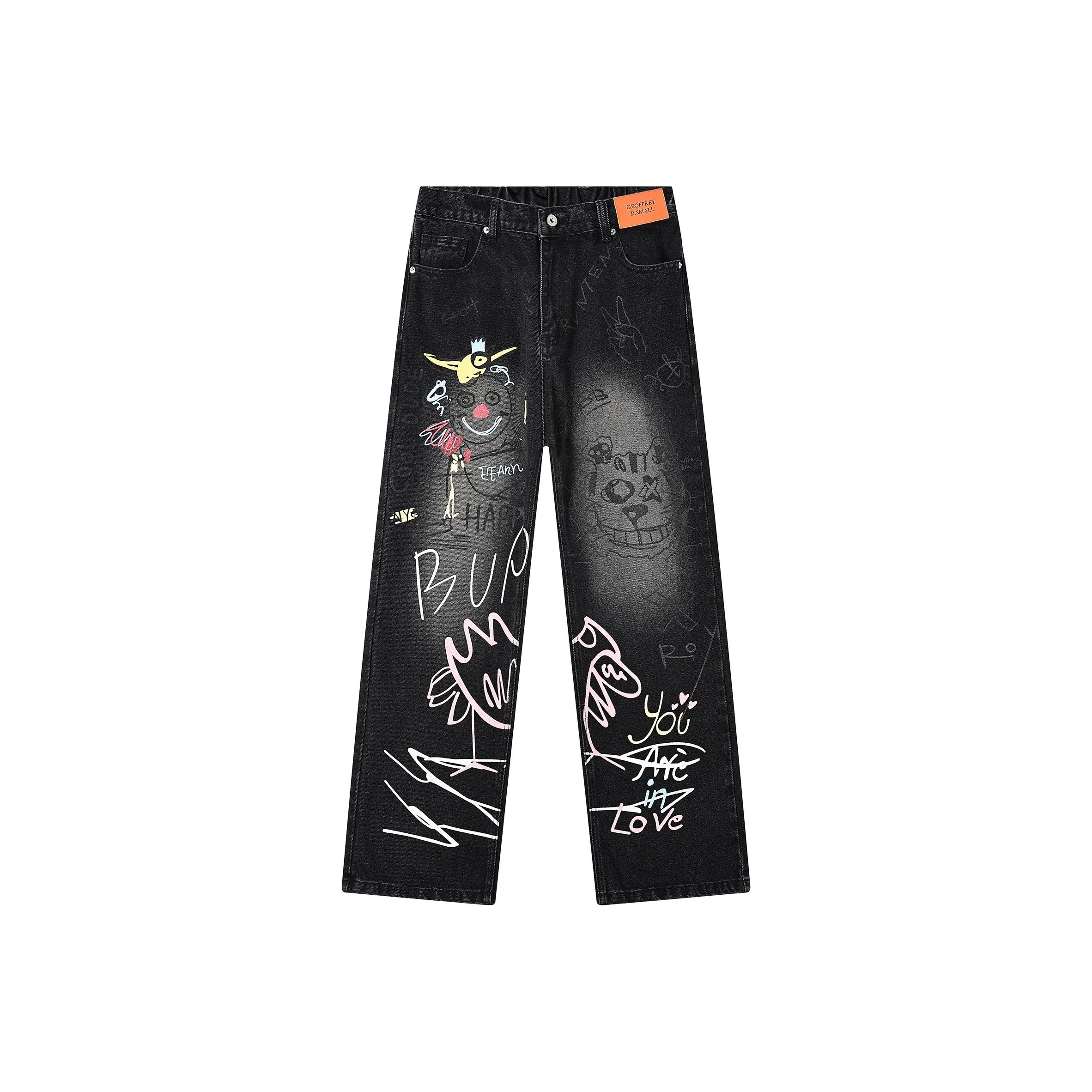 GEOFFREY B. SMALL Джинсы Унисекс Черный