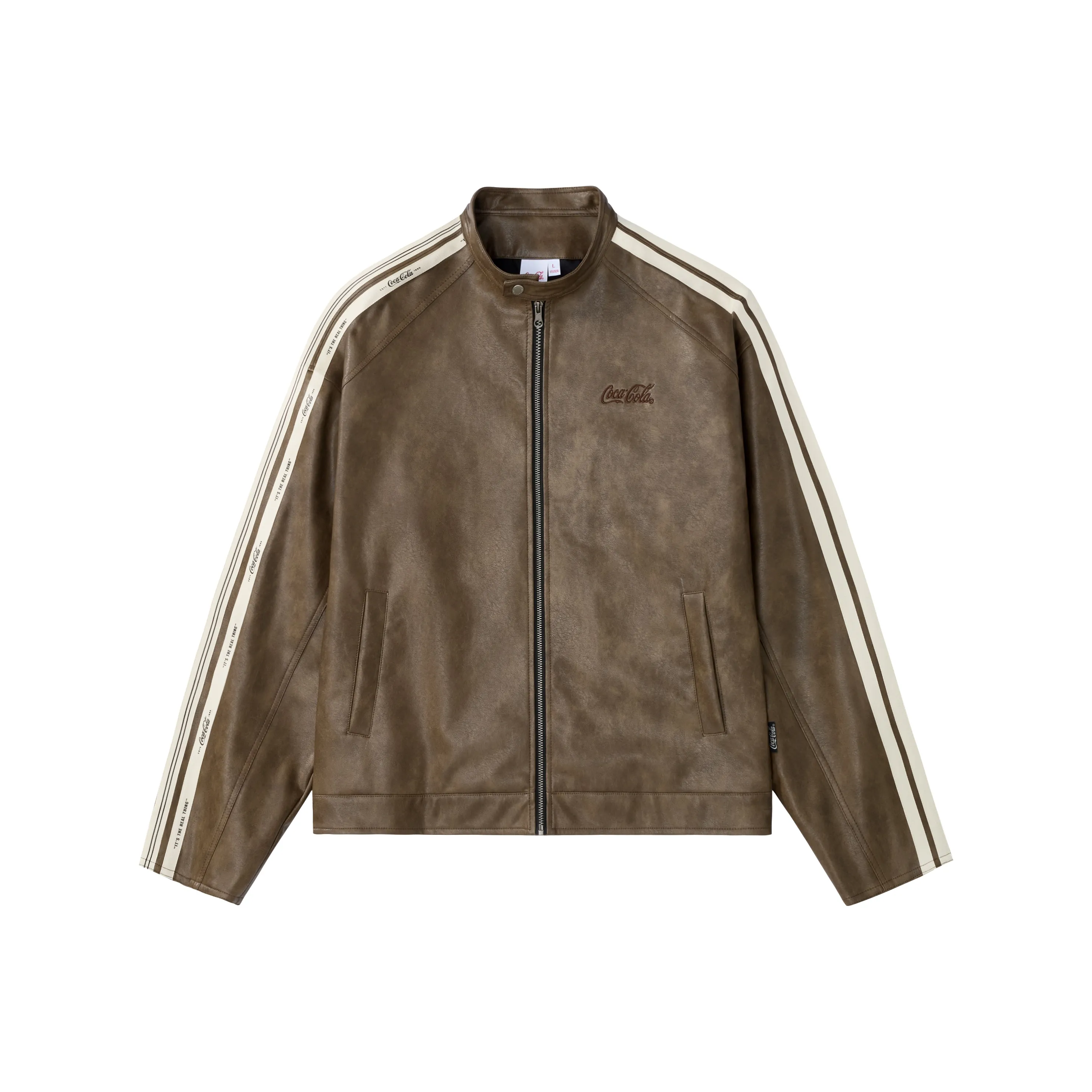 COCA COLA Кожа Куртка Унисекс