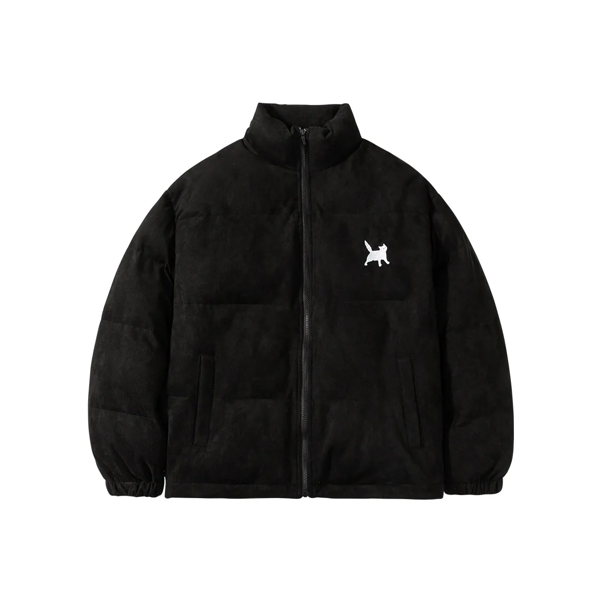 Suamoment Белый утиный пух Термический С наполнителем Утолщенный Куртка Унисекс