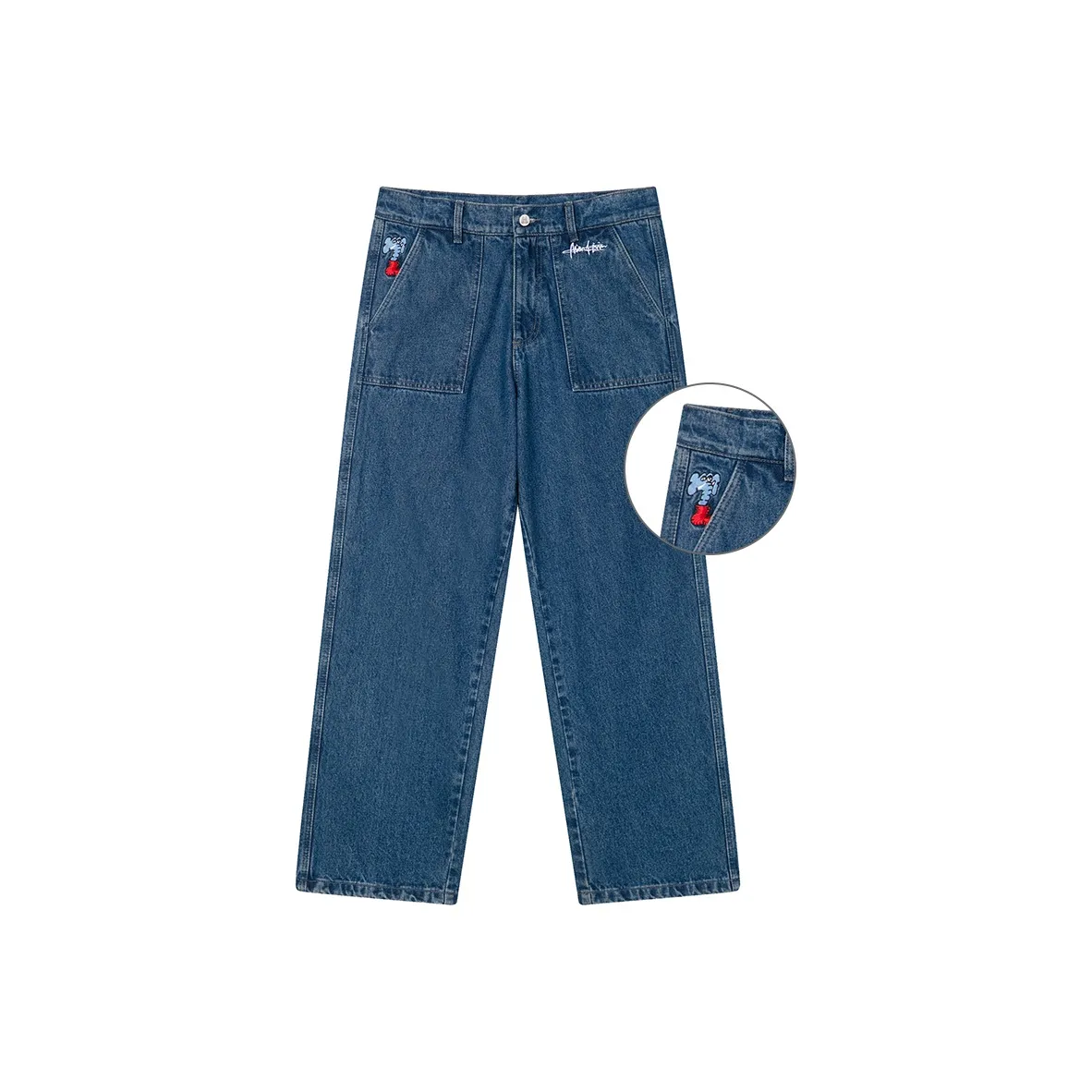 MIND ERROR Унисекс Джинсы