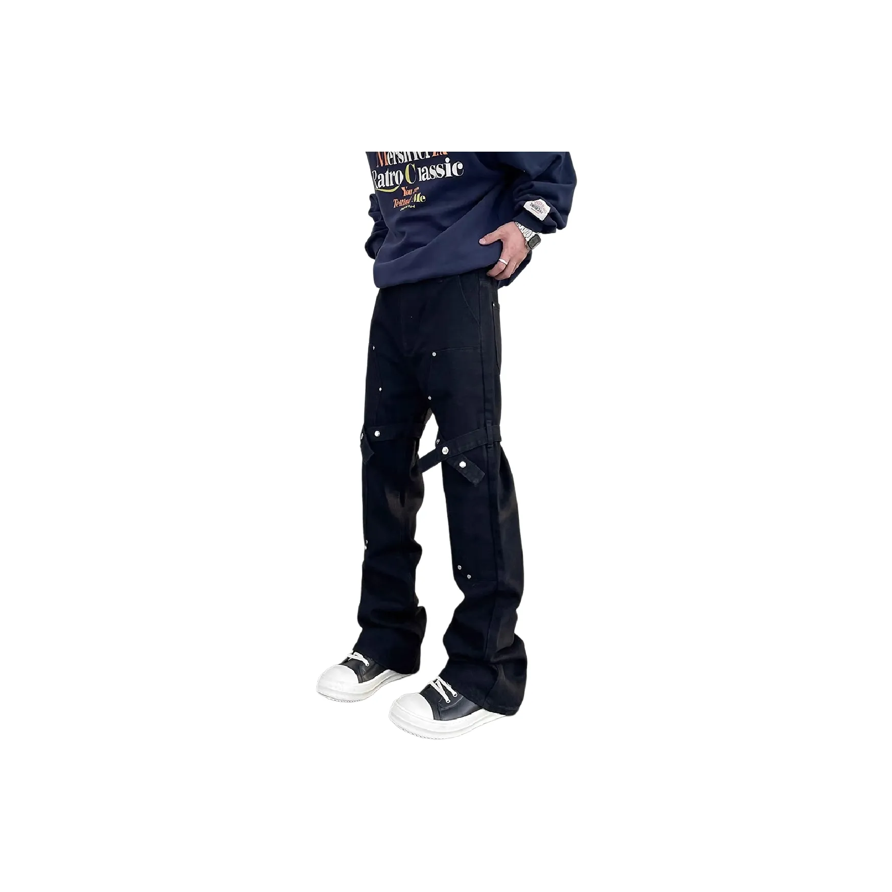 PANDA ADEVIL Джинсы Унисекс Черный