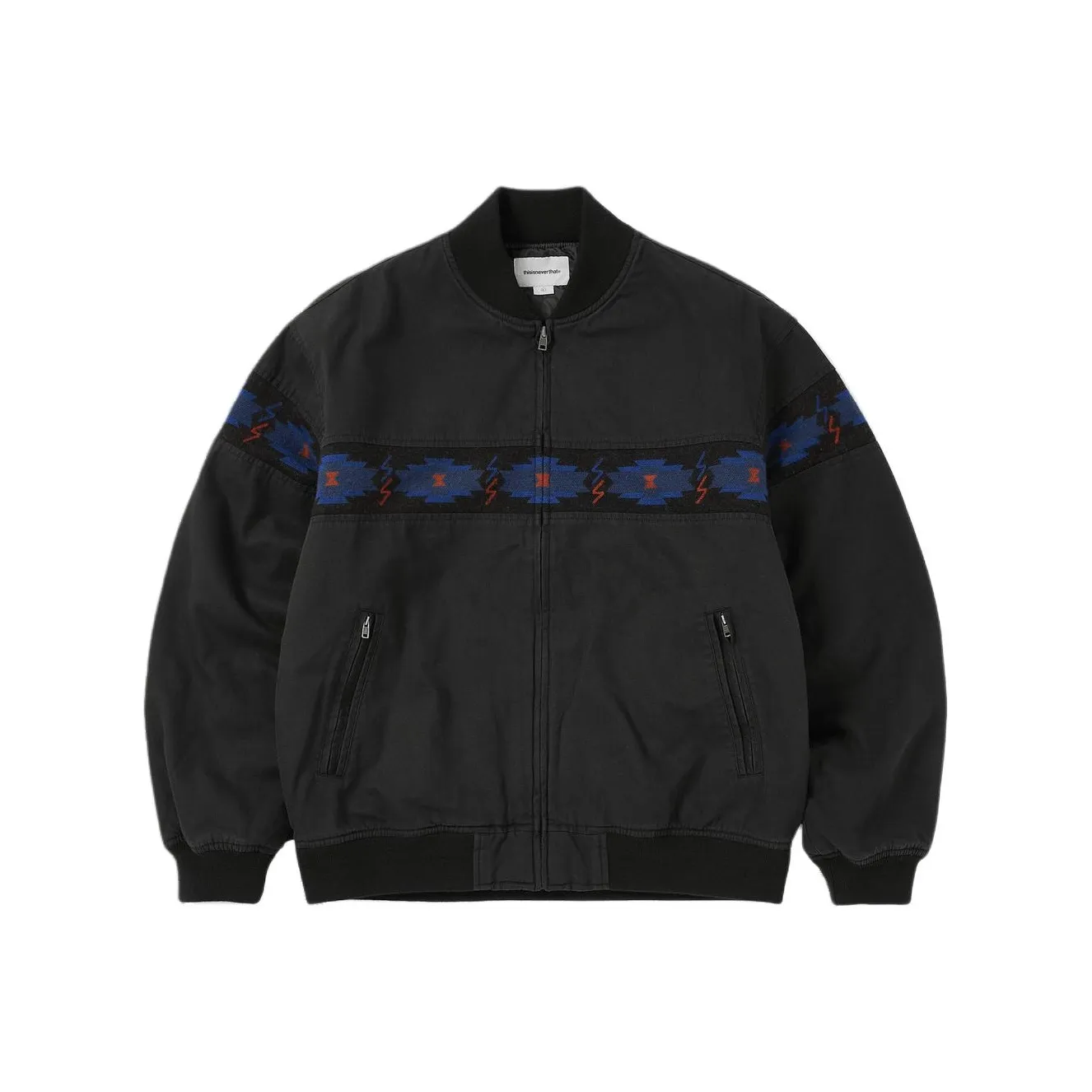 Thisisneverthat FW24 Lined Bomber Jacket Jacket Unisex Black