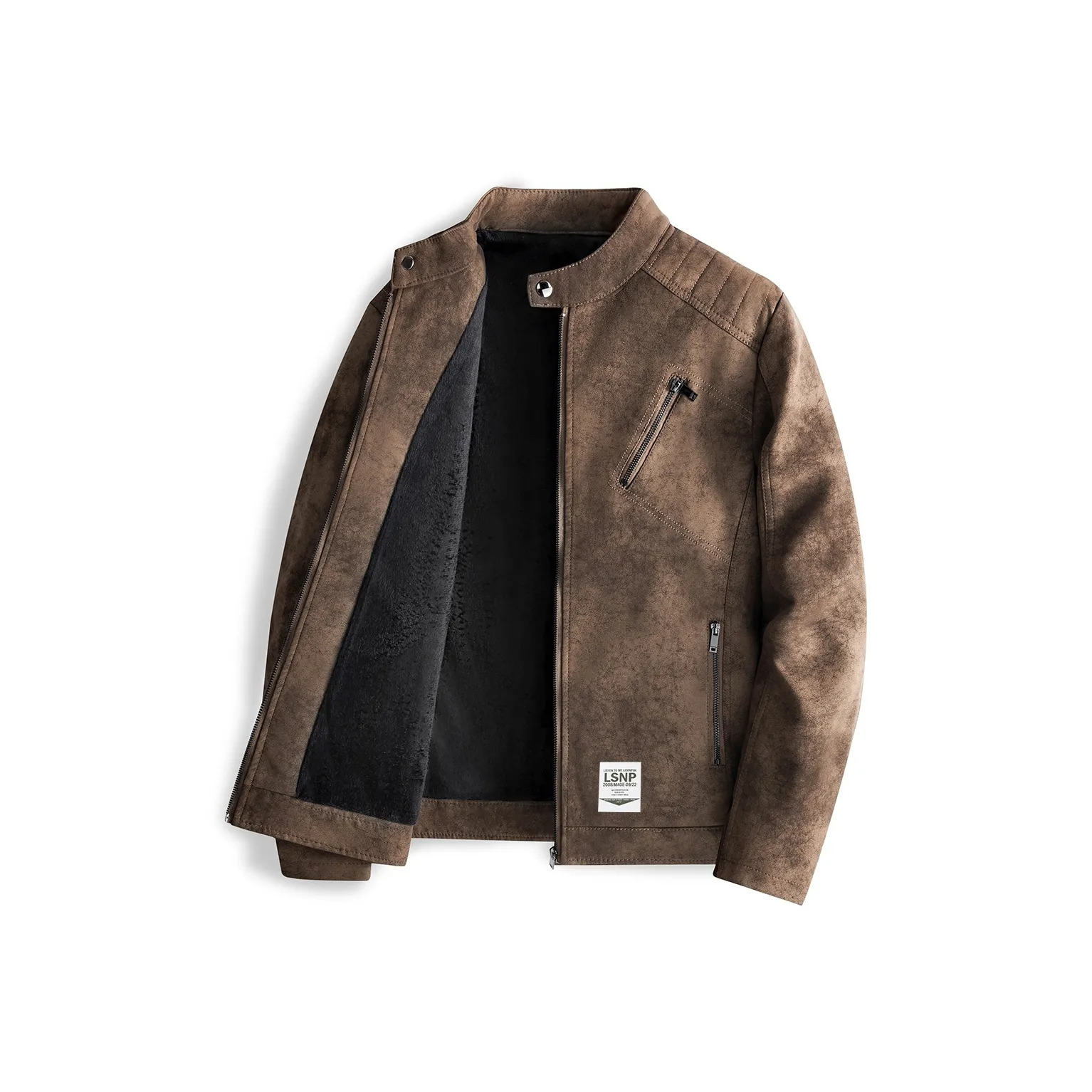 LISENPOK Унисекс Кожаные Куртки