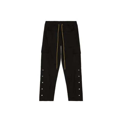 Rhude Черные Мужские Повседневные Брюки