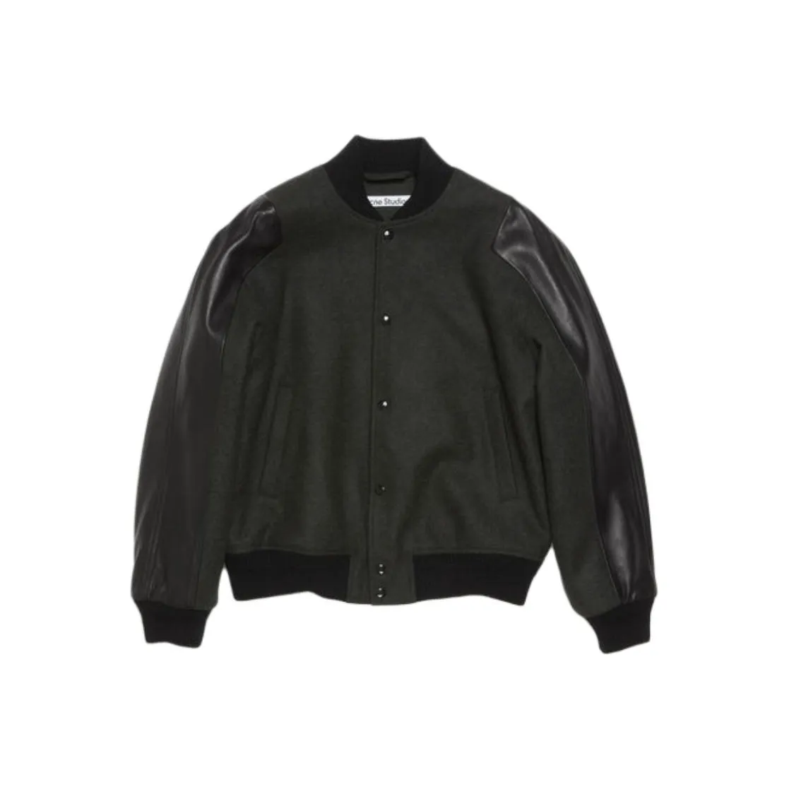 Acne Studios Buttoned Long Sleeved Bomber Jacket