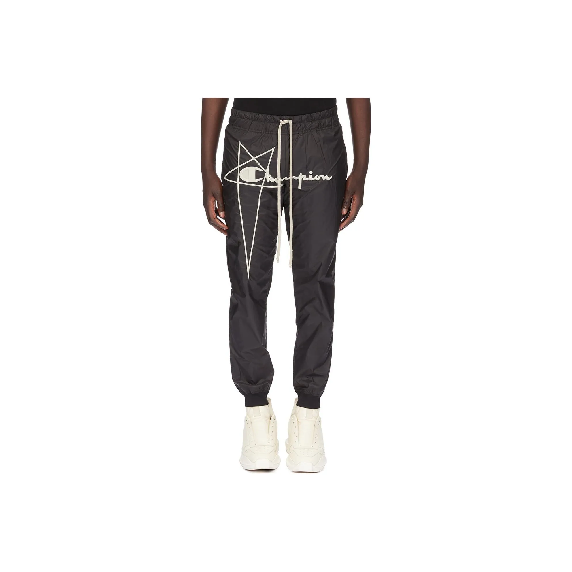 Champion X RICK OWENS Knitted Sweatpants Men's Dark Gray