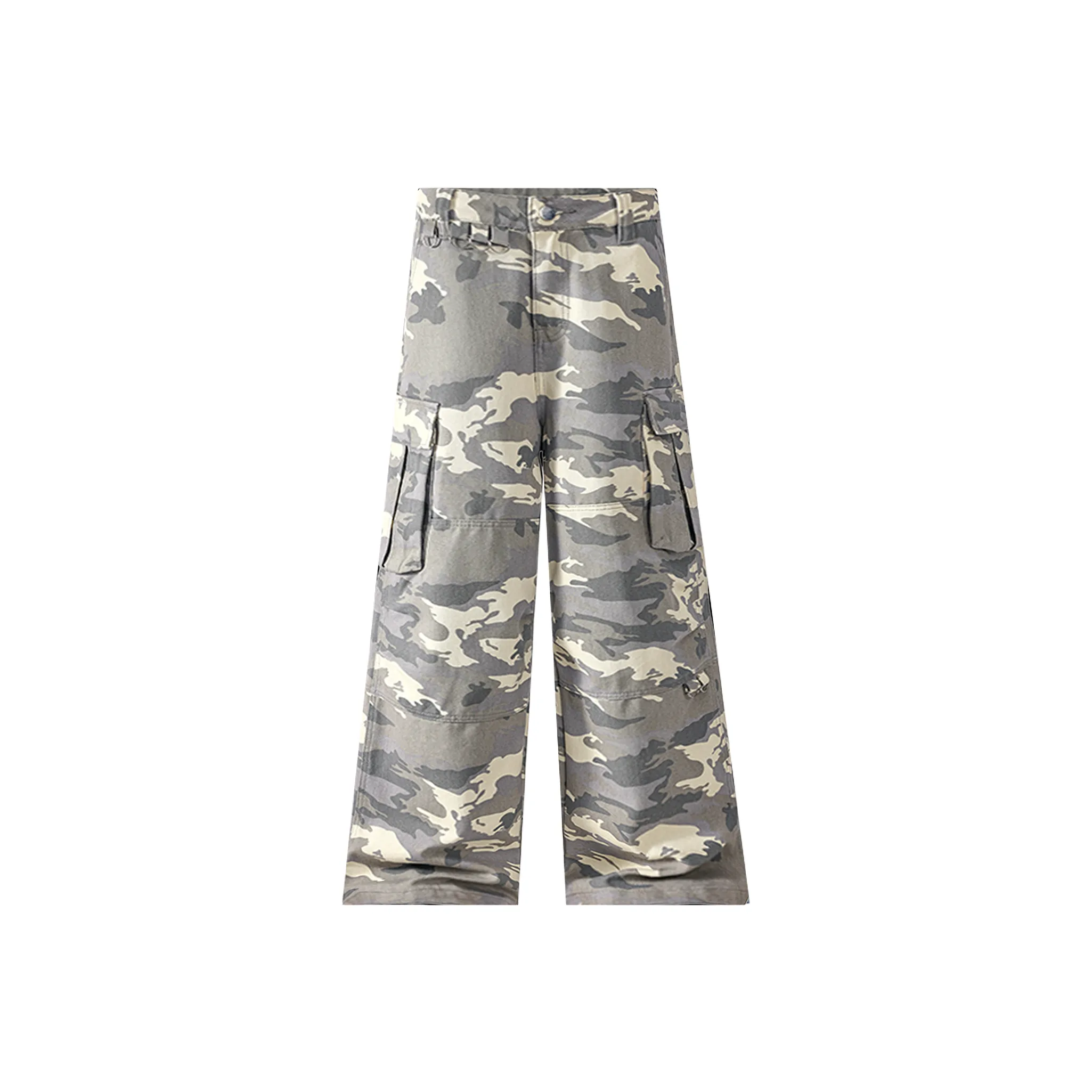 Menglaini Jeans Unisex Camouflage