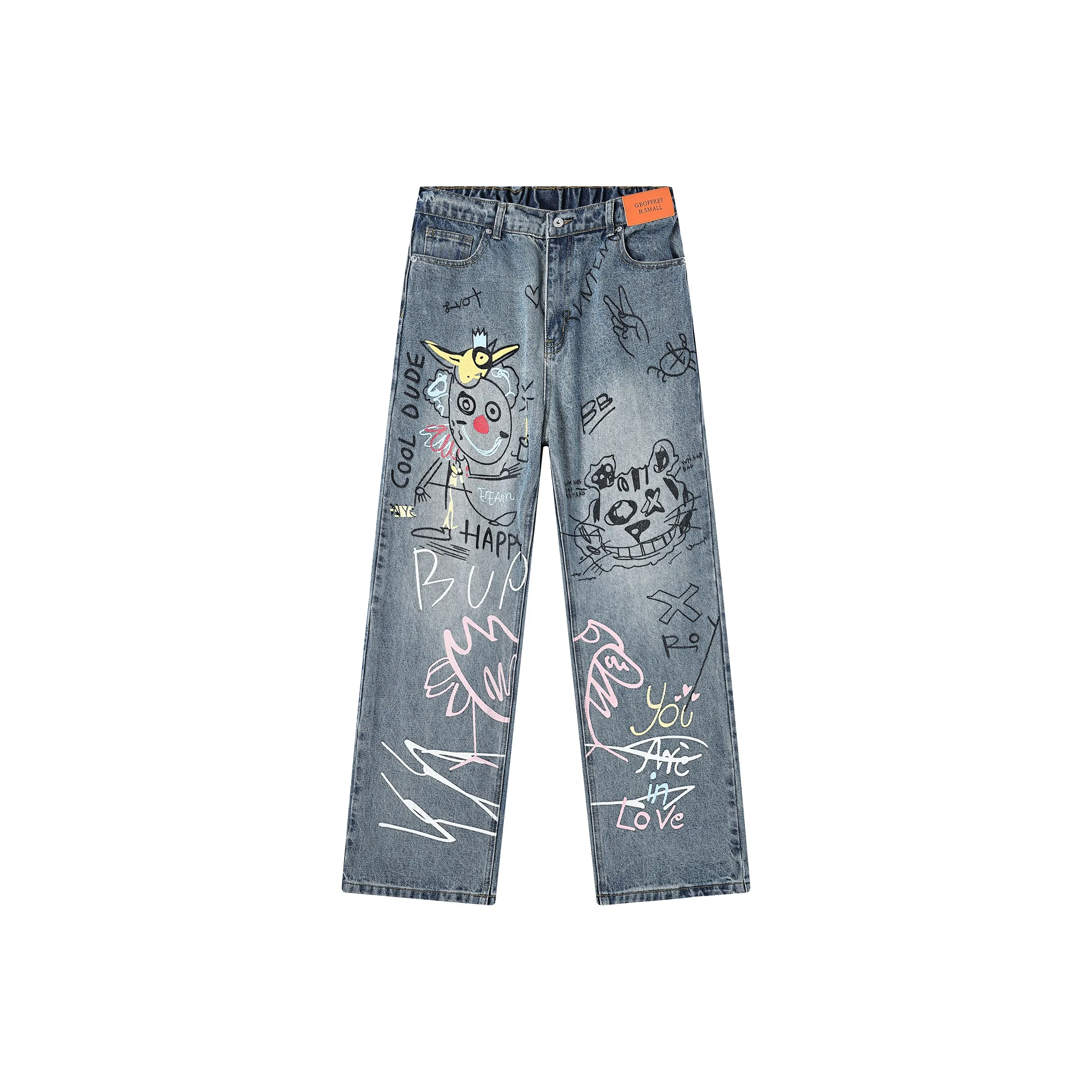 GEOFFREY B. SMALL Джинсы Унисекс Синий