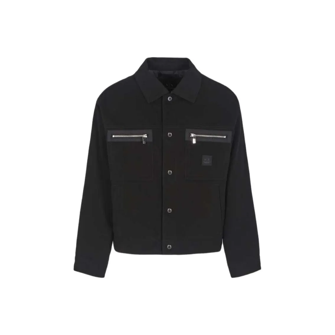 ARMANI EXCHANGEAE FW24 Хлопковый пуховик Мужской Черный