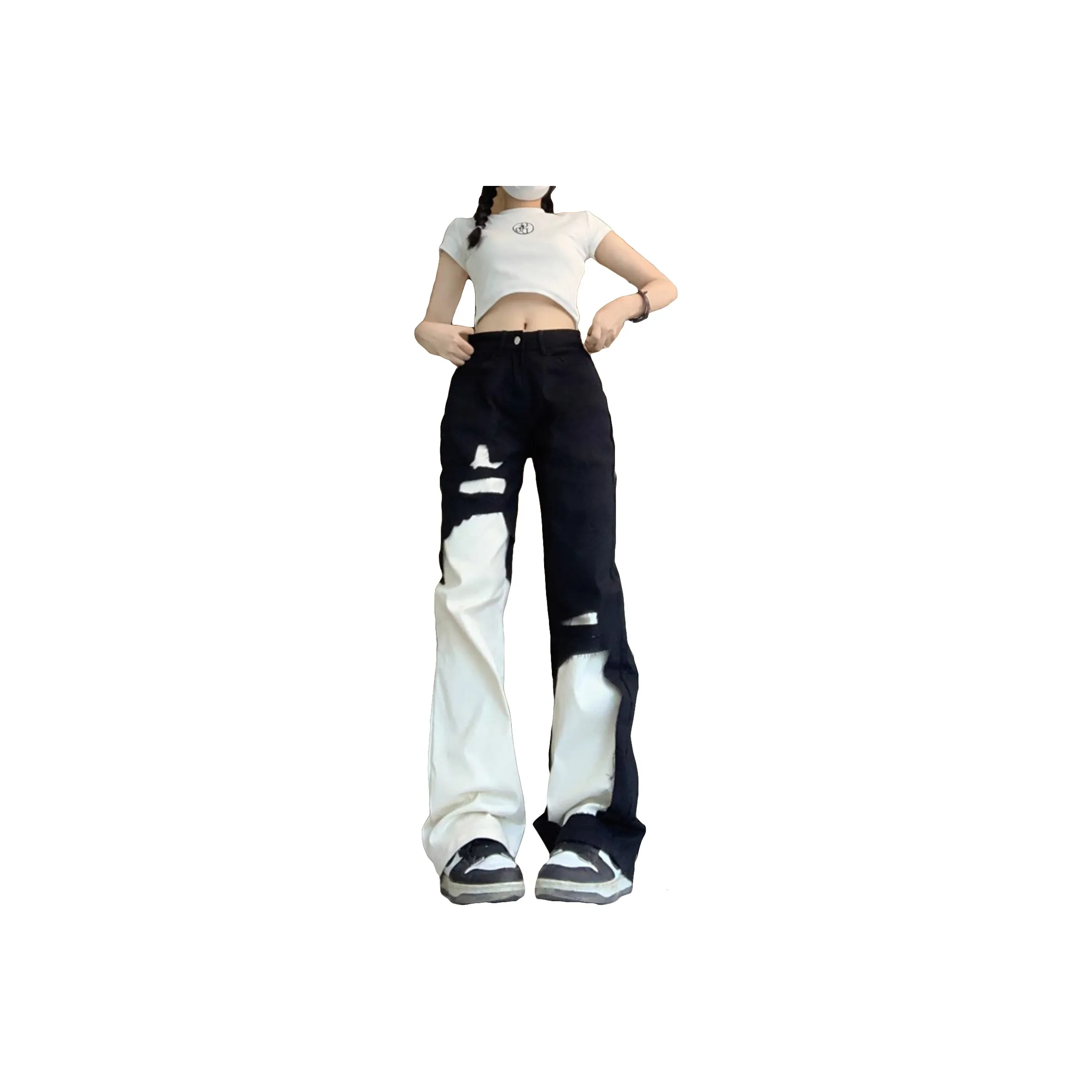 Weles Jeans Unisex Black & White