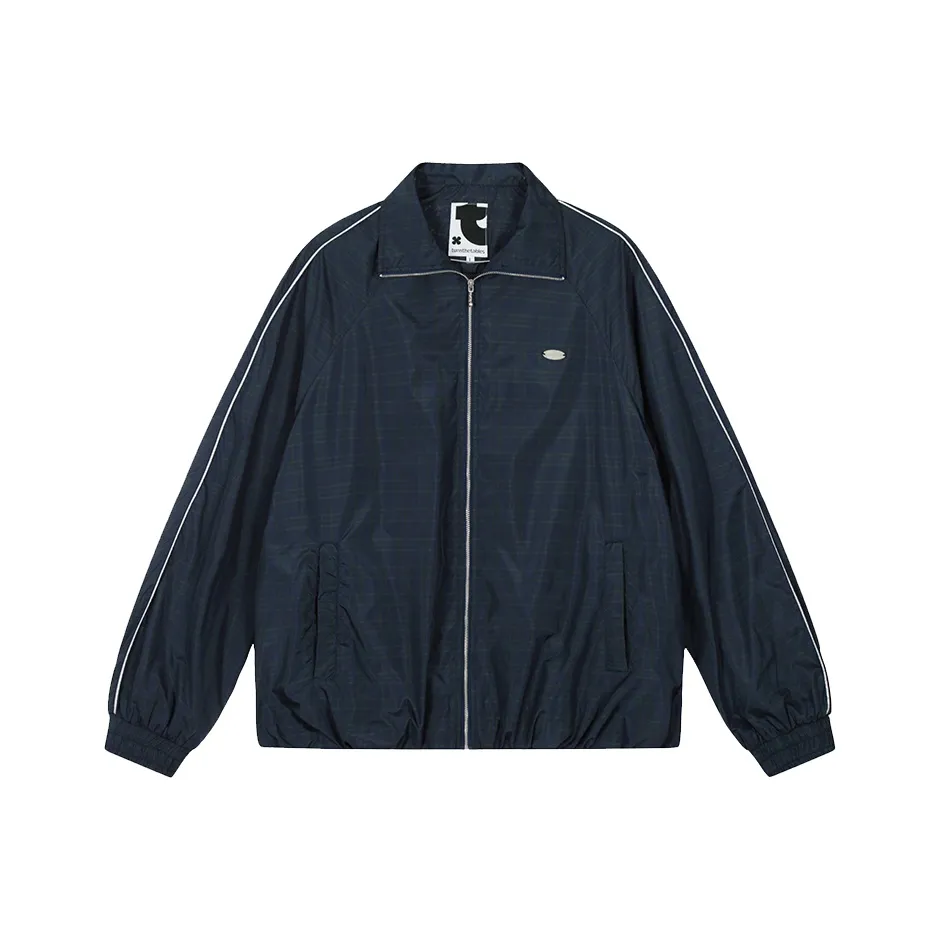 TURNTHETABLES Куртки Пальто Унисекс Синий Зеленый Клетка