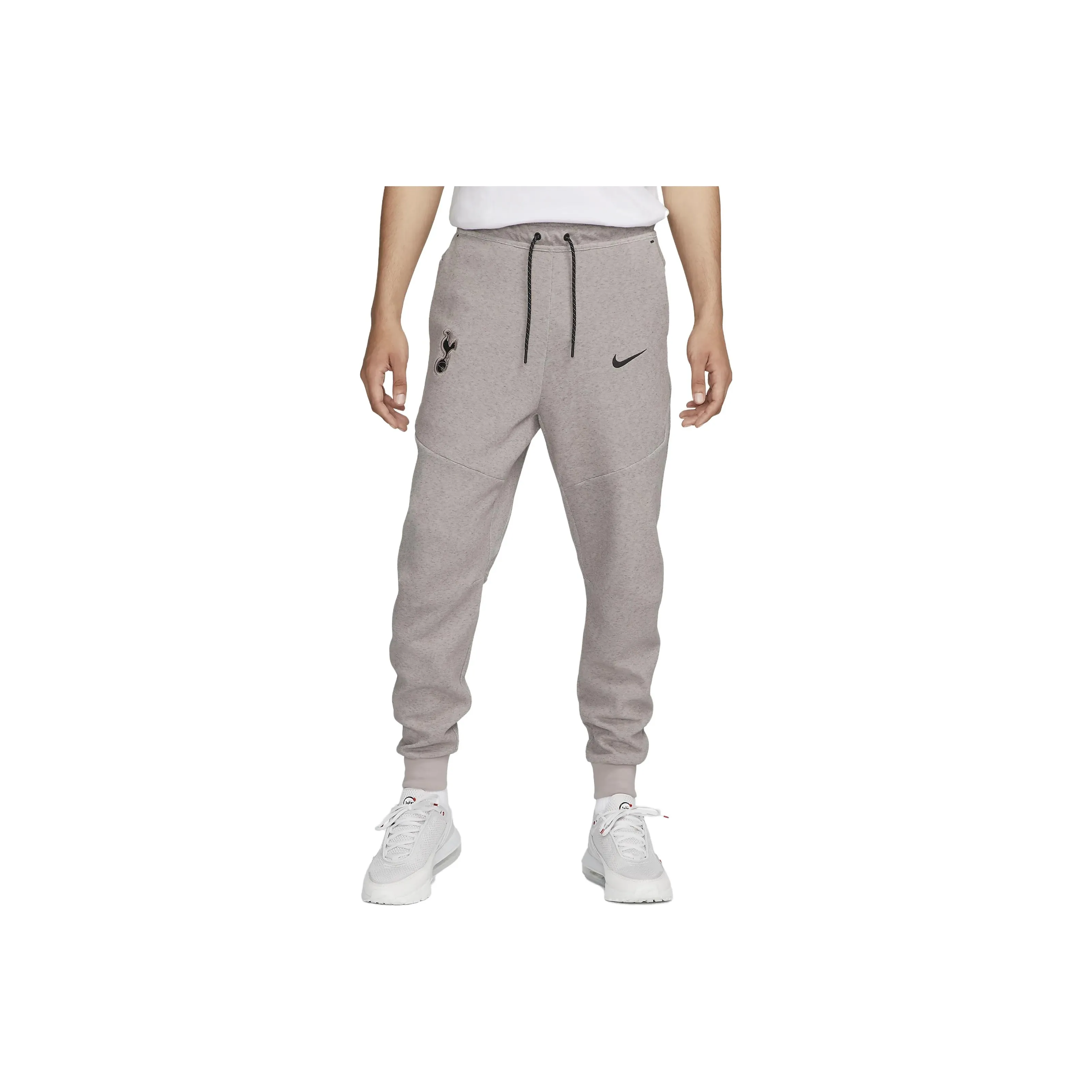 Nike Вязаные тренировочные брюки мужские цвет тауповый