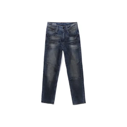 ABLE JEANS Engine Масло Черный Мужские Джинсы