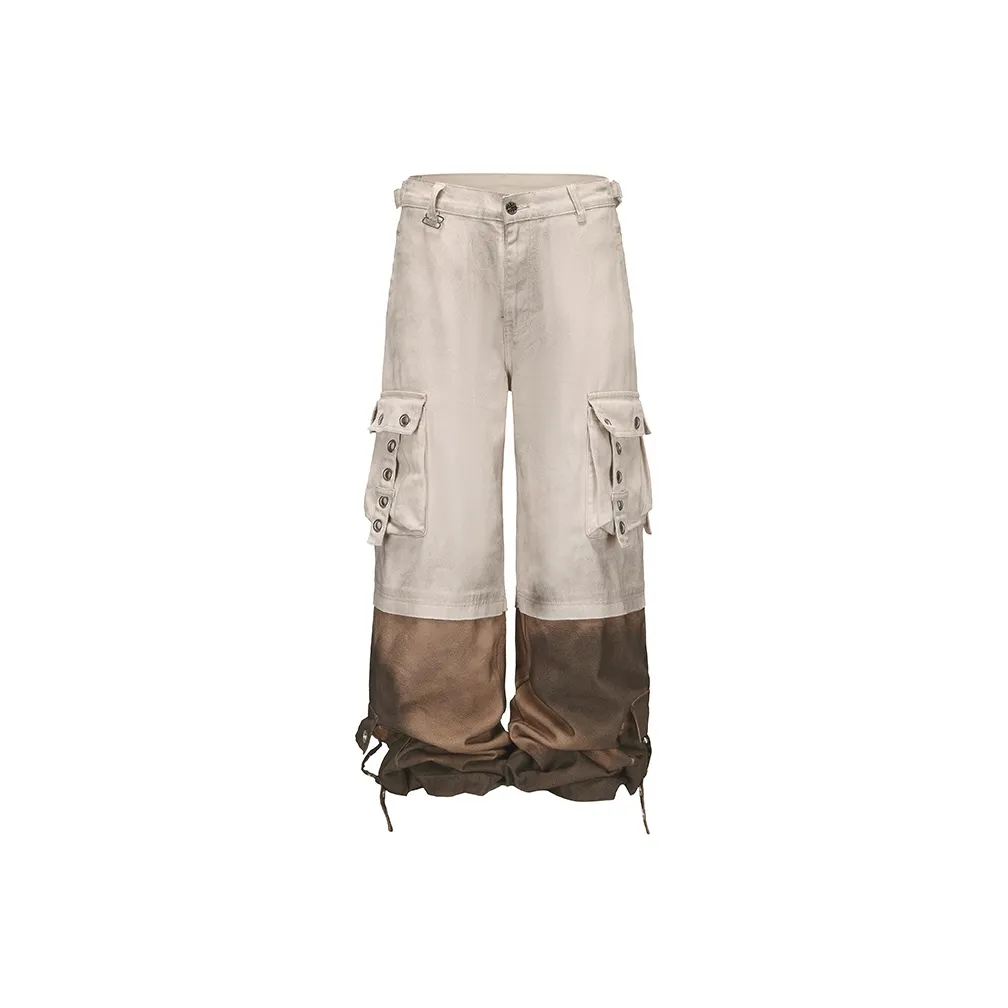 BLACK8 Mula Over Billionaire Jeans Unisex Khaki