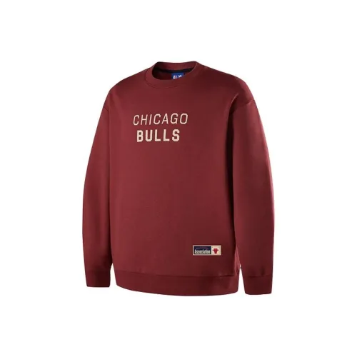 NBA Chicago Bulls Темно-красный Унисекс Свитшоты