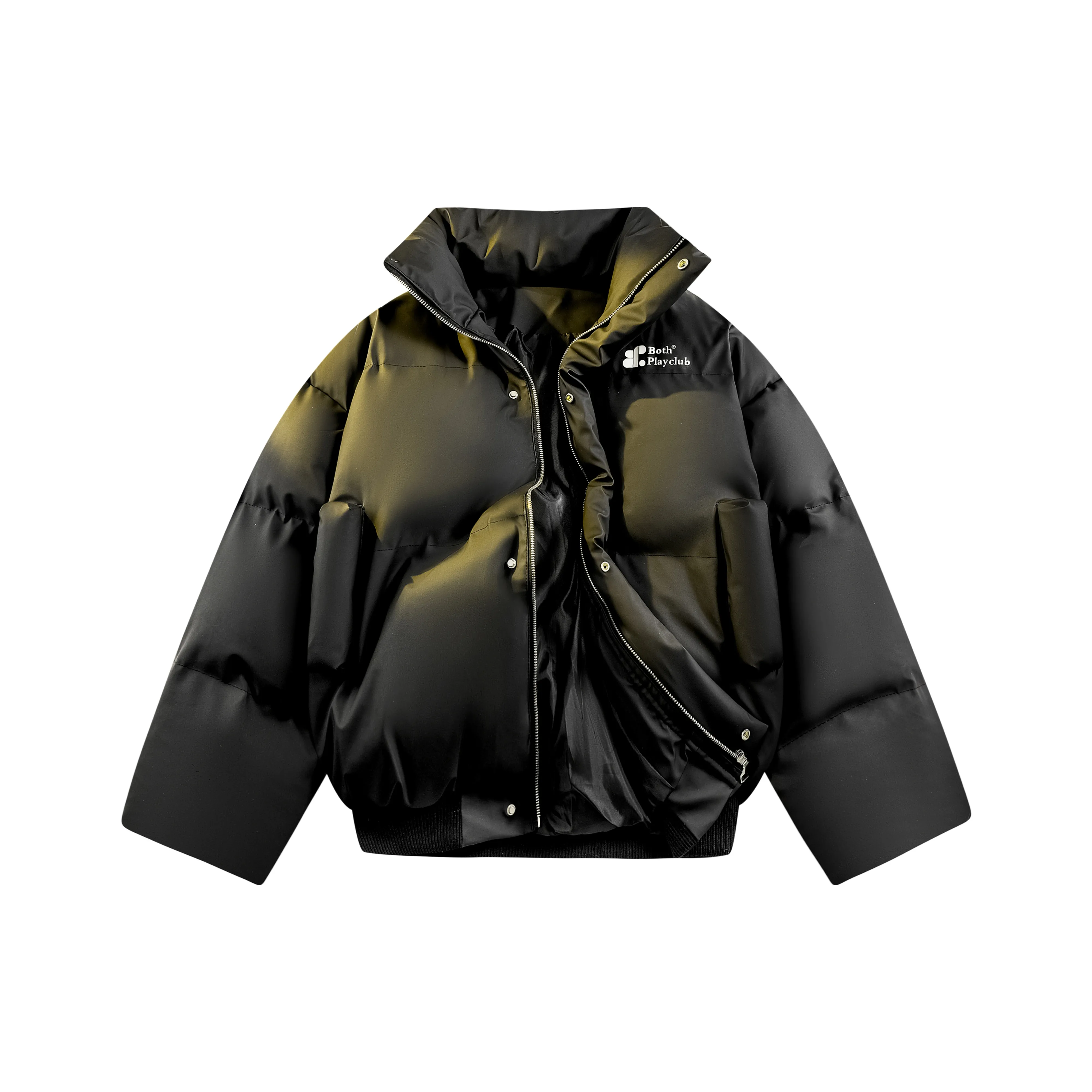 BOTH PLAY Хлопковый пуховик Унисекс Черный
