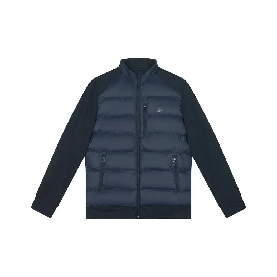 DECATHLON Хлопковый пуховик Мужской Синий Черный