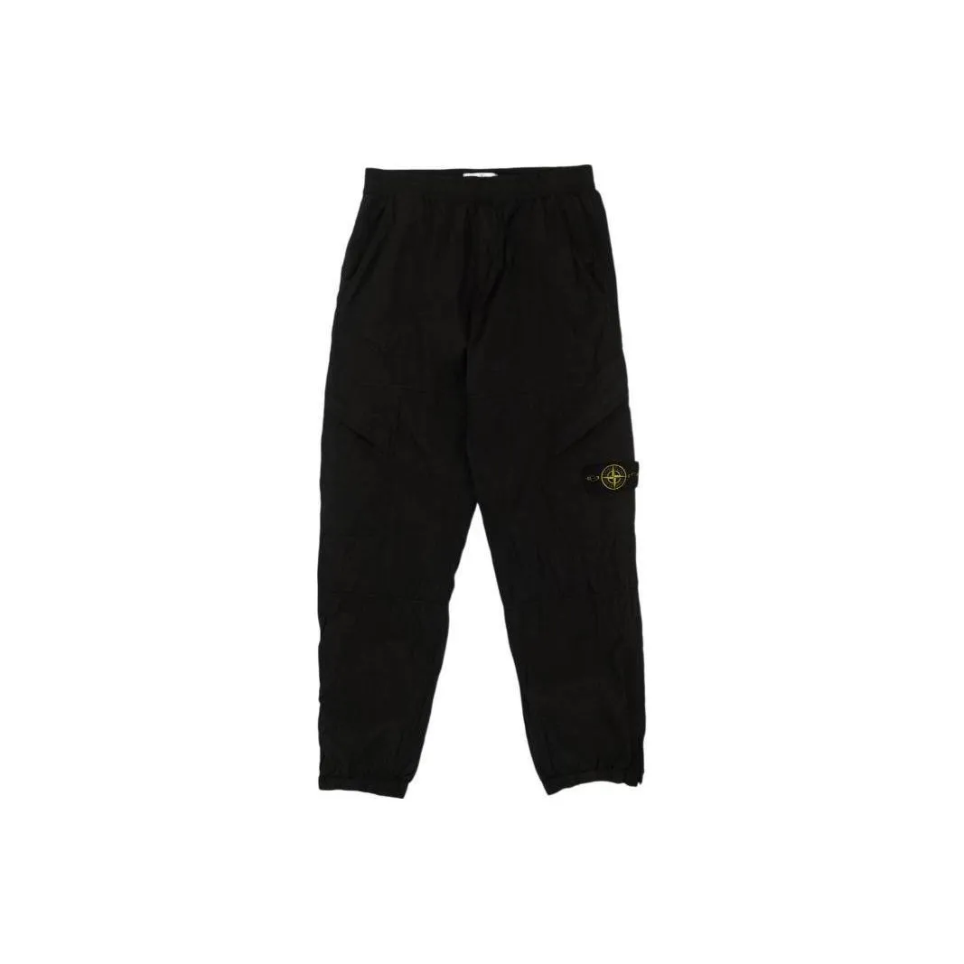 STONE ISLAND Compass badge Crinkled Track Pants