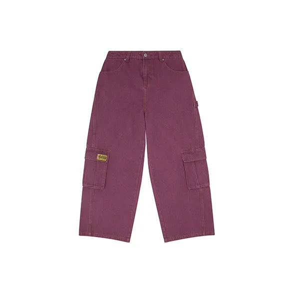 JOYRICH Розово-красные унисекс джинсы