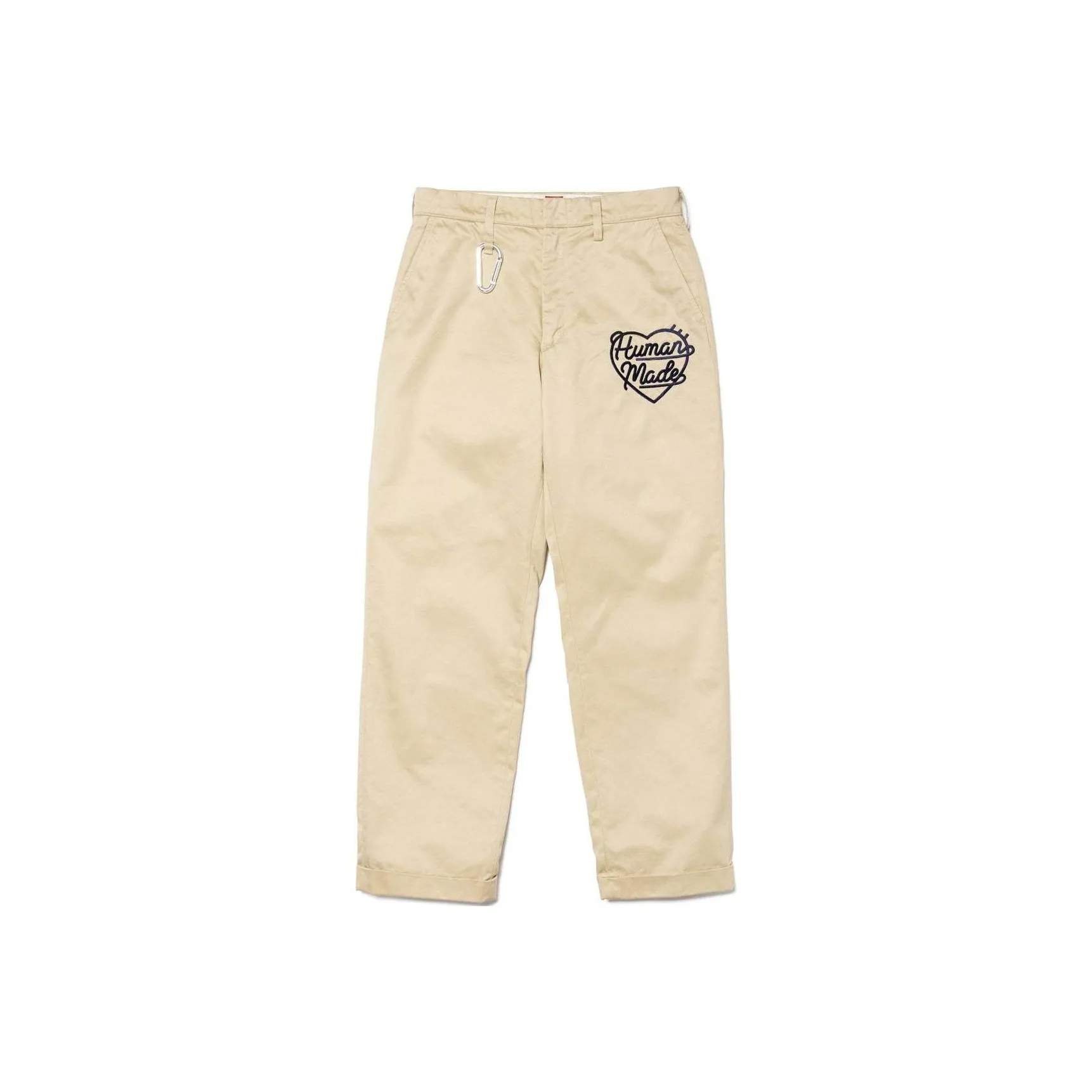 HUMAN MADE Straight leg Heart shaped Logo Trousers