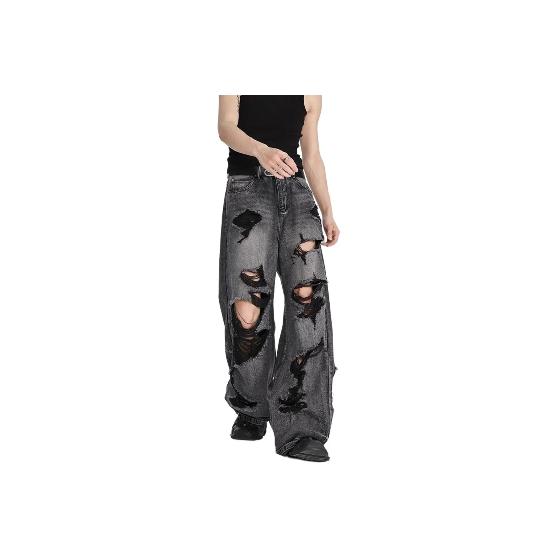 POLAR BEAR Jeans Unisex Black