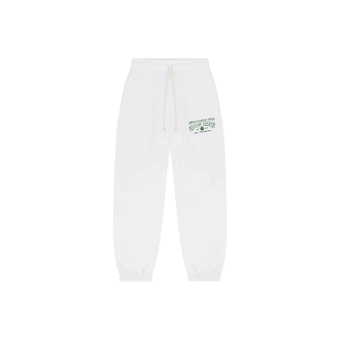 Denim Tears SS24 Knitted Sweatpants Unisex White