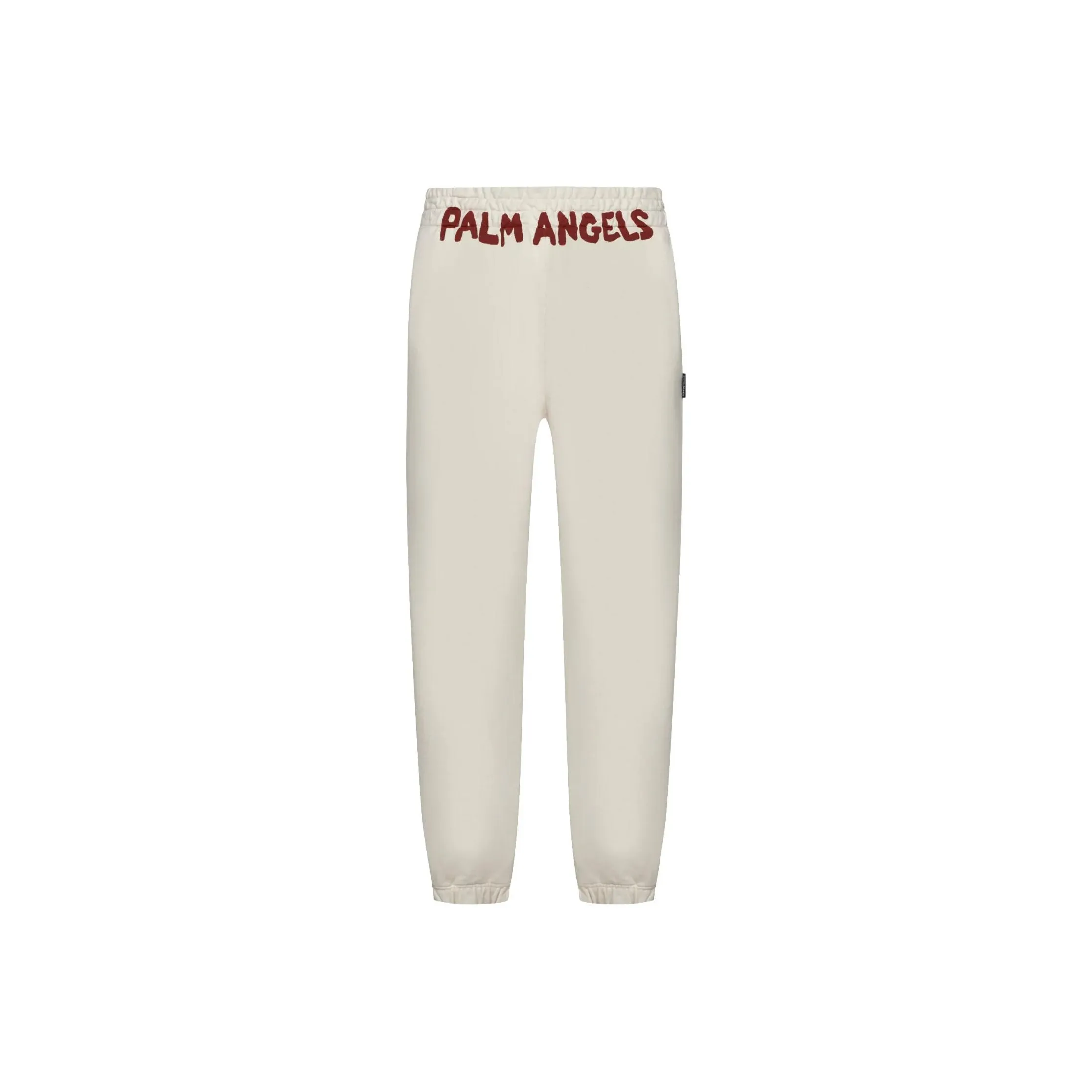 PALM ANGELS Вязаные спортивные брюки мужские цвет экрю