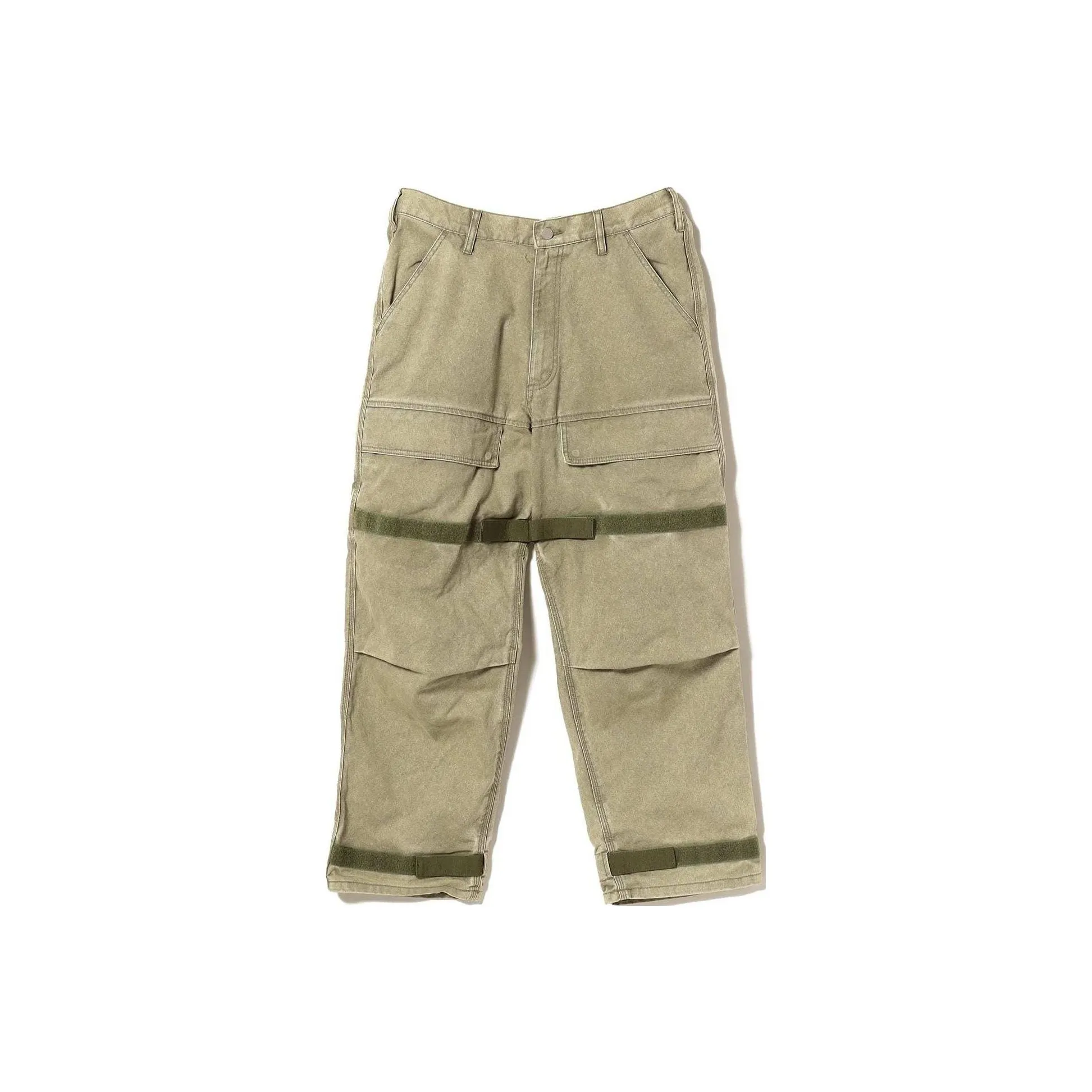 BEAMS совместный бренд Хаки Мужские Повседневные Штаны