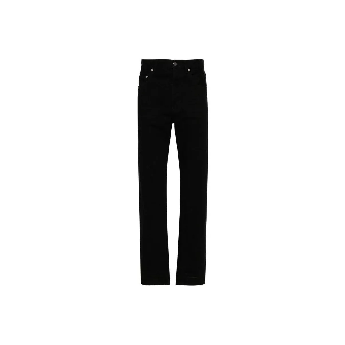 SAINT LAURENT Button Detailed Straight Leg Jeans