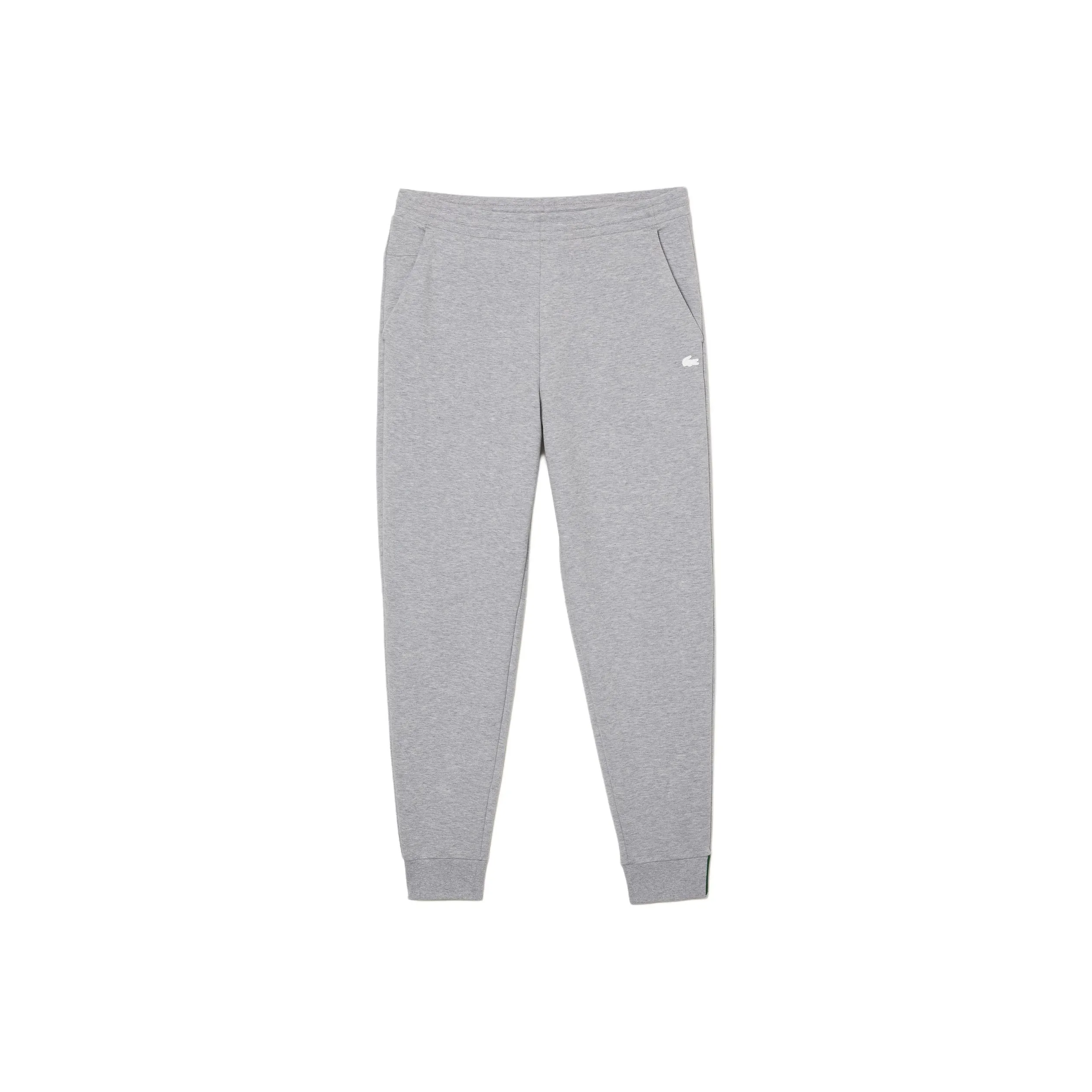 LACOSTE Collaboration Повседневные брюки Мужские Серебристо-серые