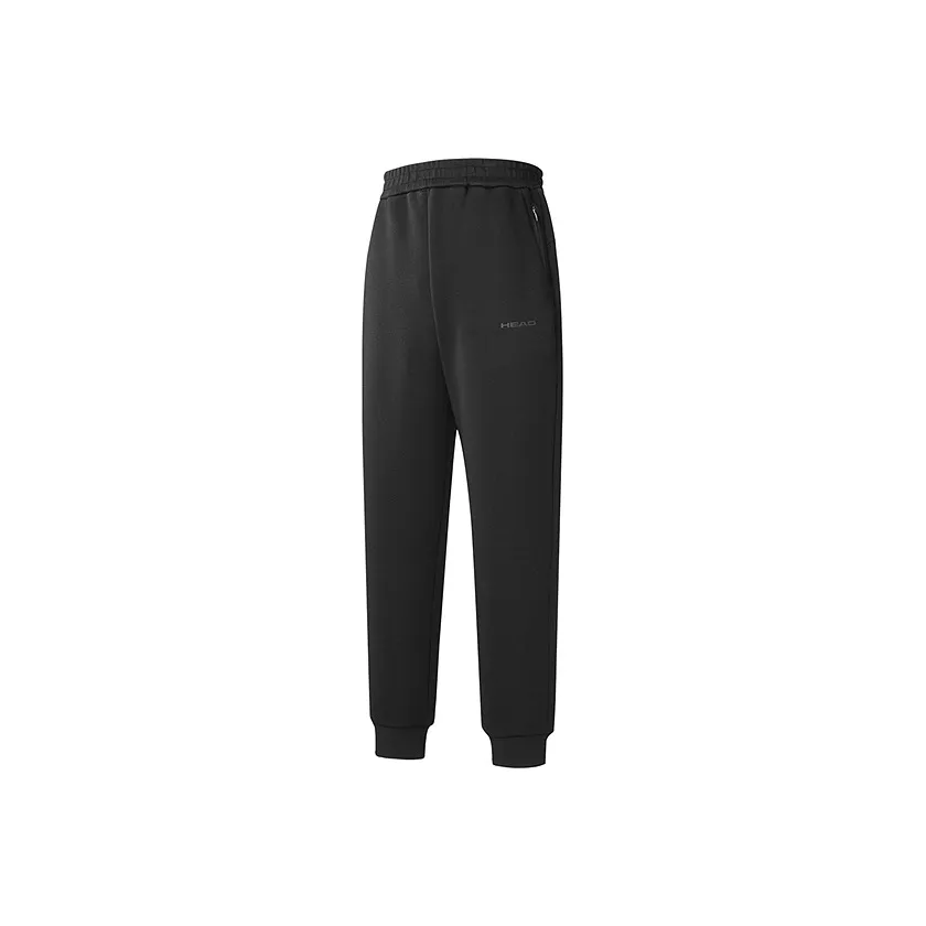 HEAD Вязаные тренировочные брюки для мужчин черные