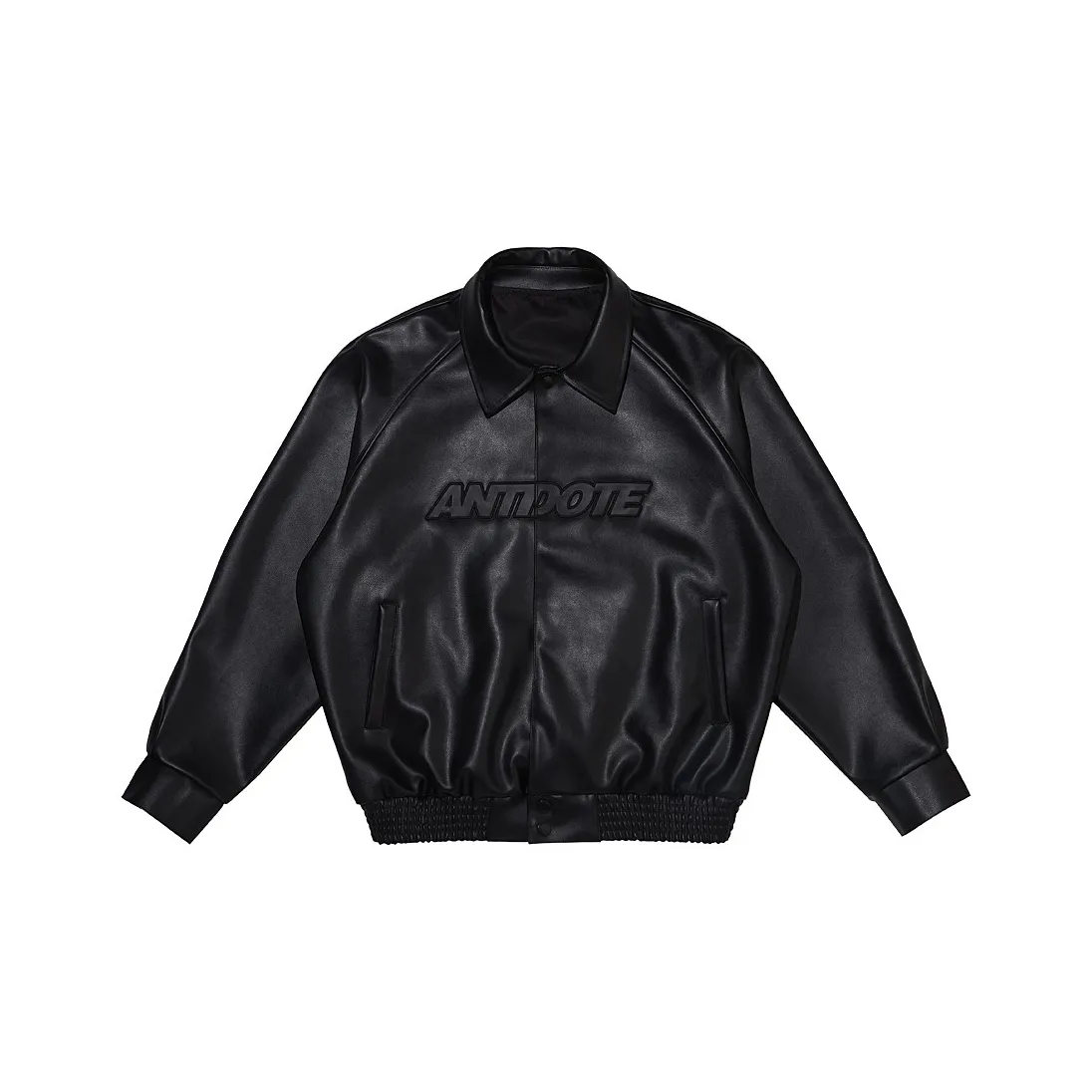 Antidote Worldwide Leather Jacket Unisex Black