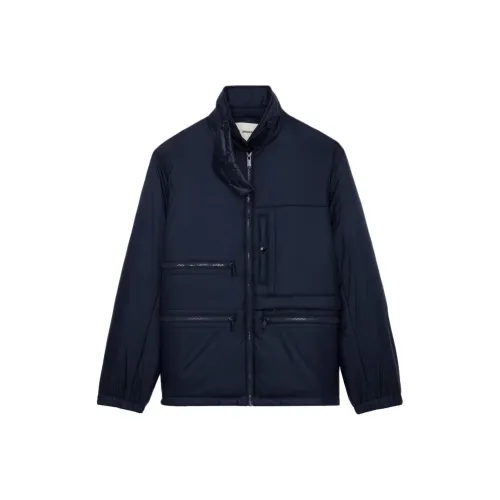 Zadig & Voltaire Морской синий Унисекс Объемные куртки (пуфы)
