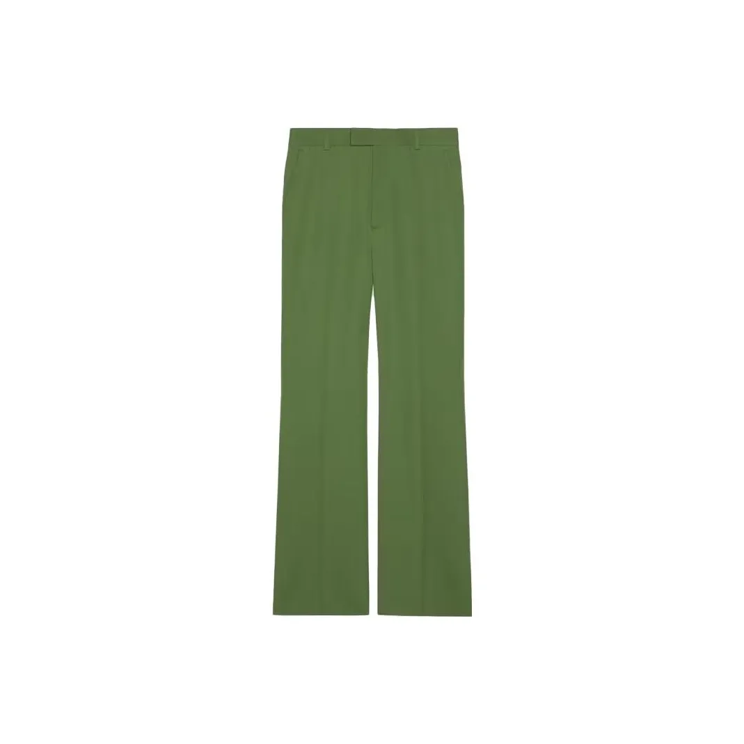 GUCCI Зеленые Мужские Повседневные Штаны