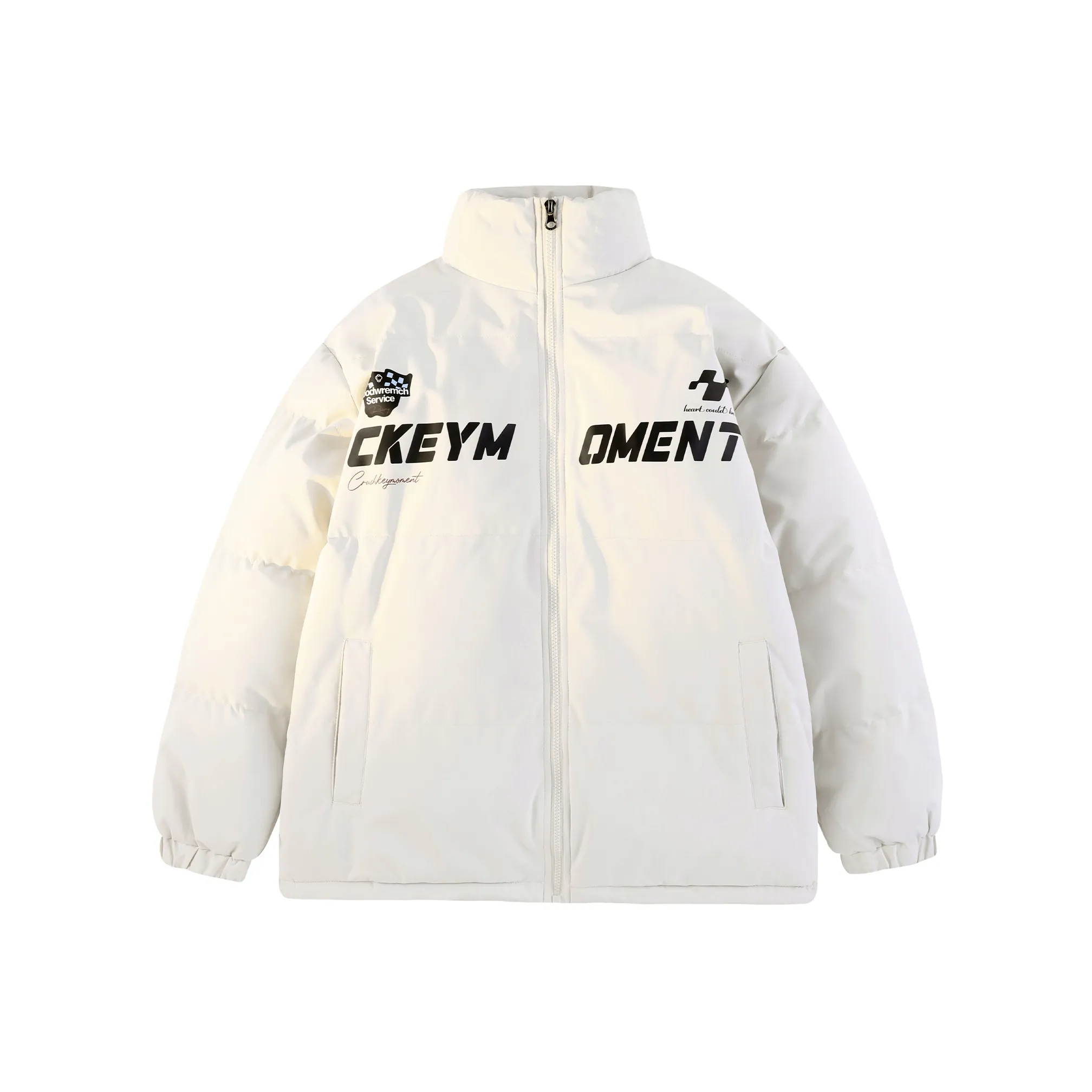 CRUSH KEY Puffer Jackets Unisex