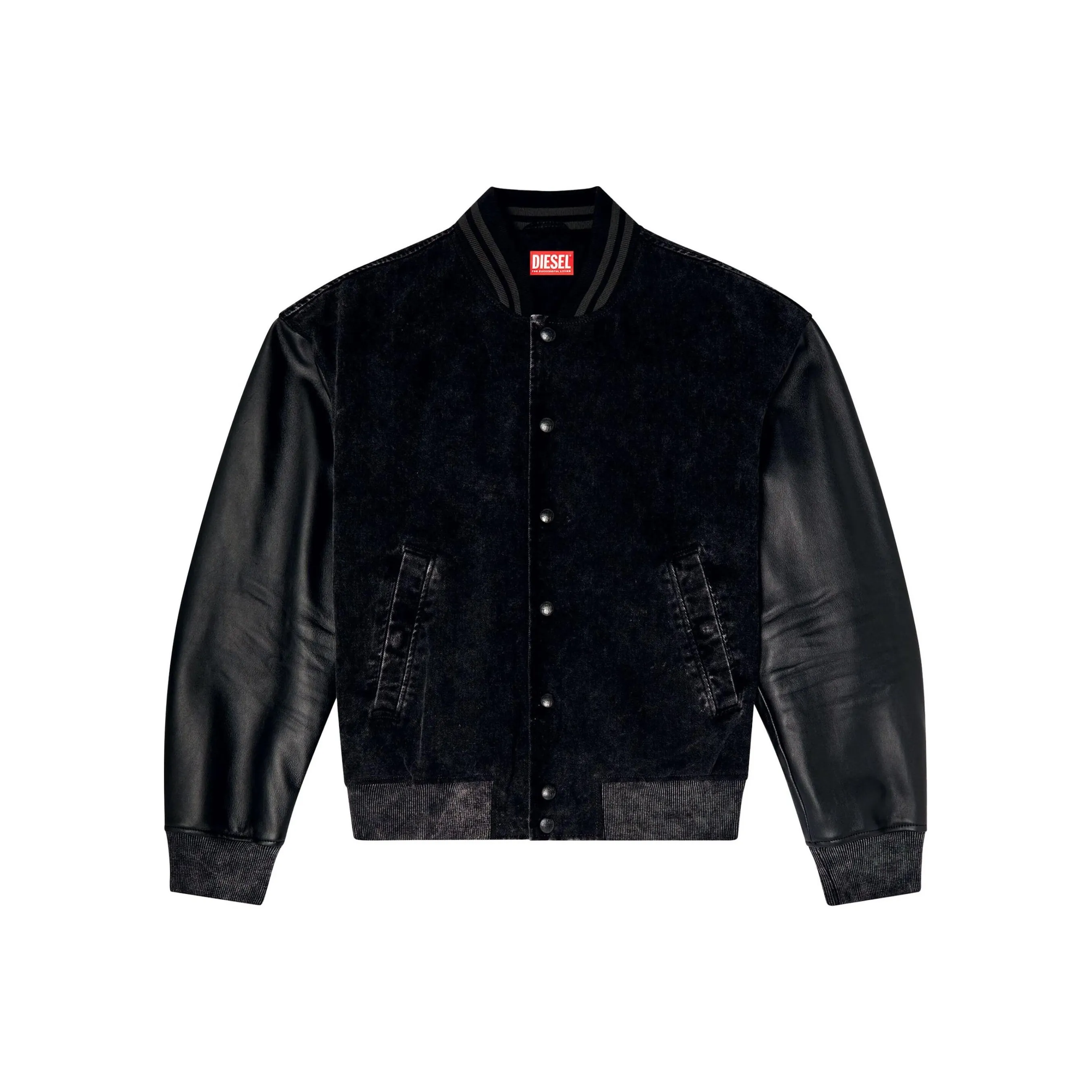 DIESEL L Nyn Logo Embroidered Jacket
