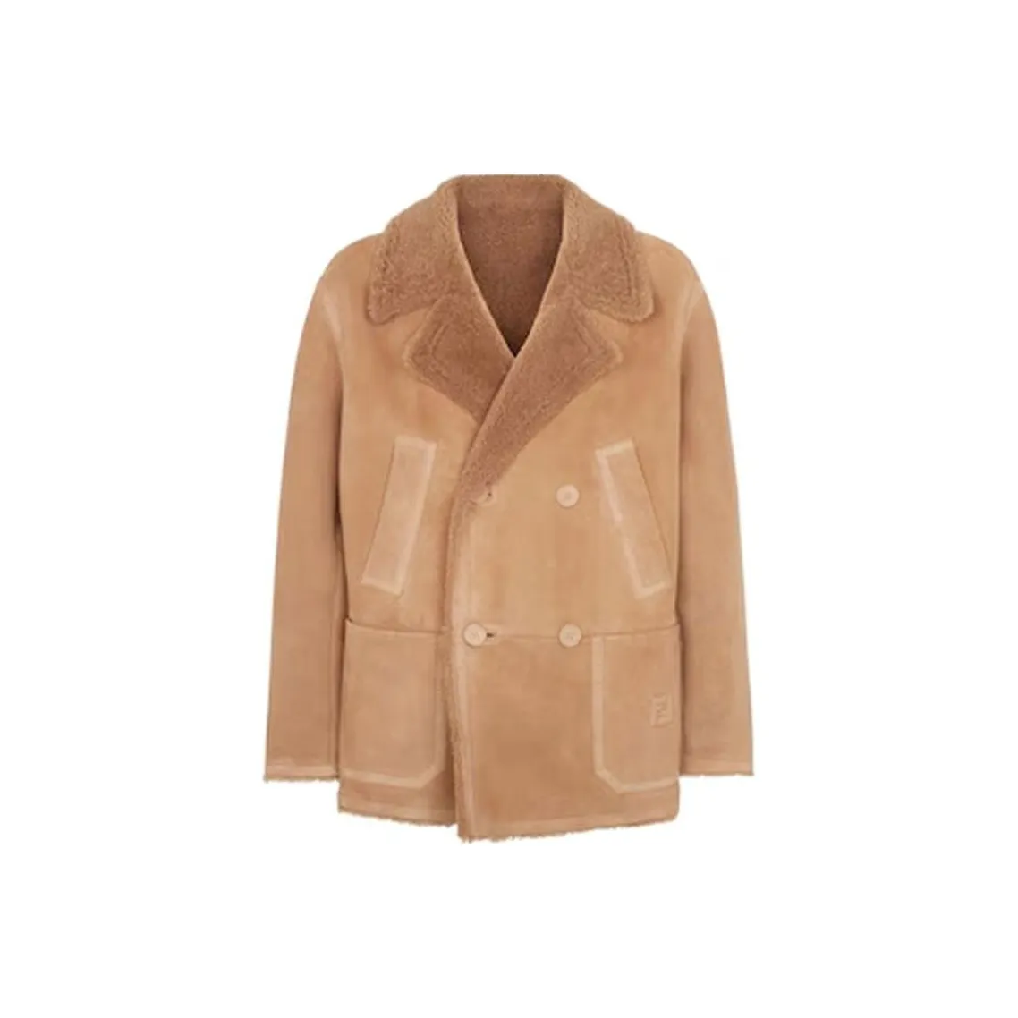 FENDI Double breasted Shearling Jacket
