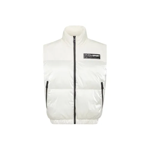PLEIN SPORT Белый Мужские объемные куртки (пуфы)