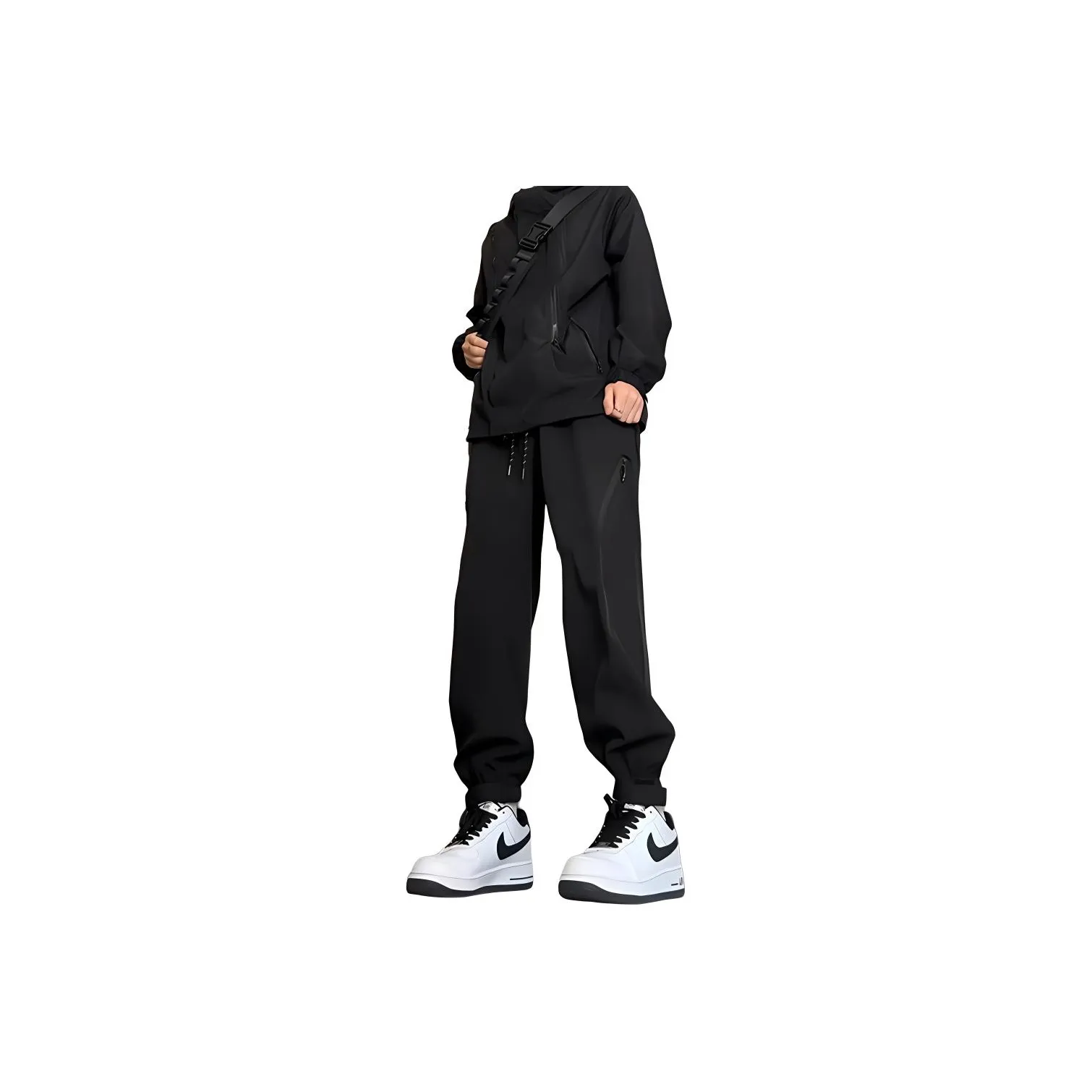 CENPIN Cargo Pants Unisex Black