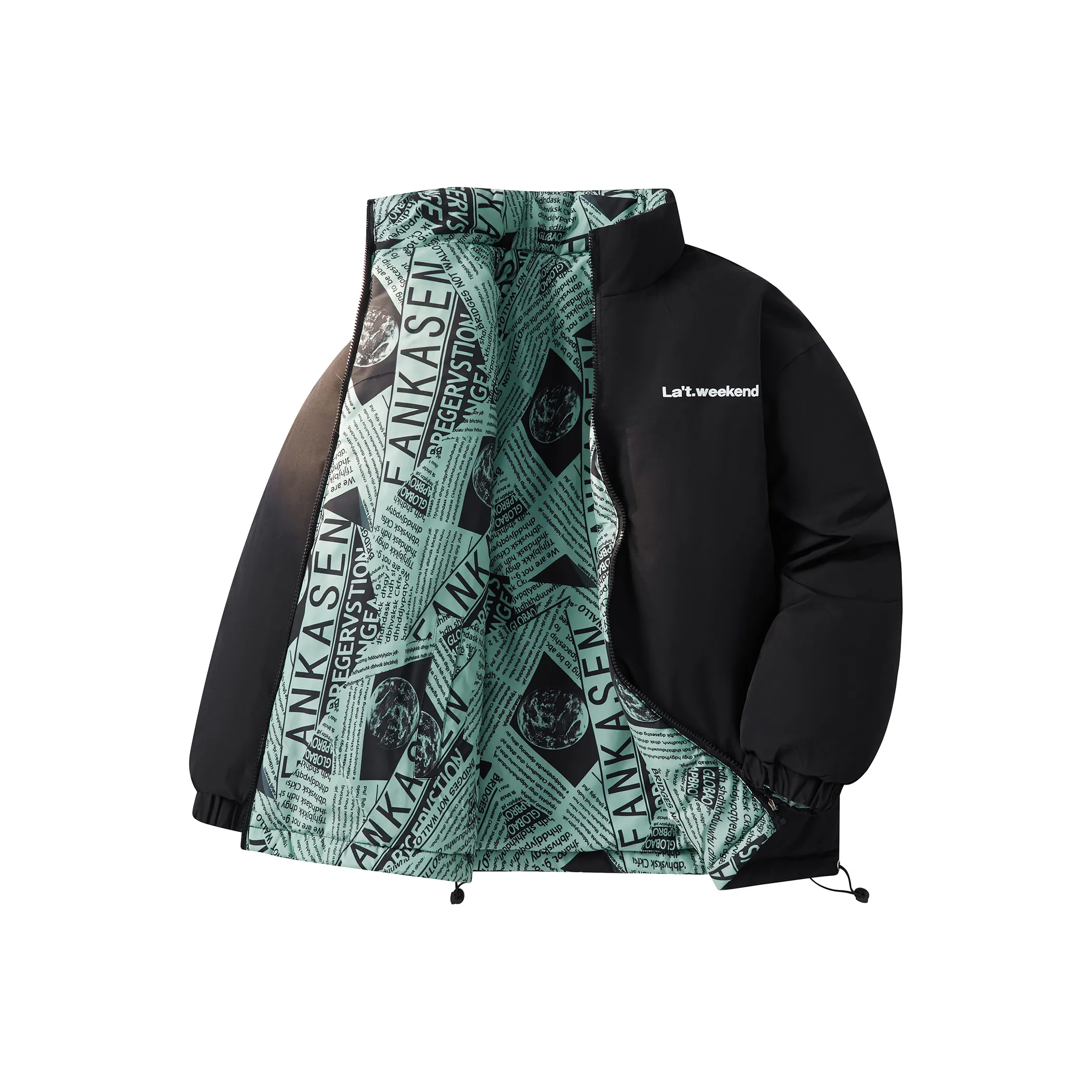 LA'T.WEEKEND Хлопковый пуховик унисекс