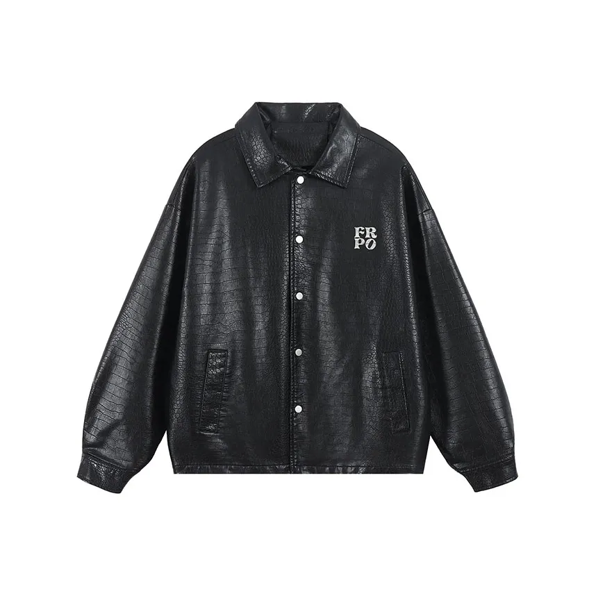 FAX FOR FMACM x For People Leather Jacket Unisex
