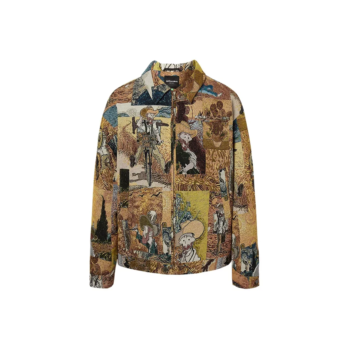 EPTISON Ван Гог Масляные Картины Желтый Унисекс Пуховики