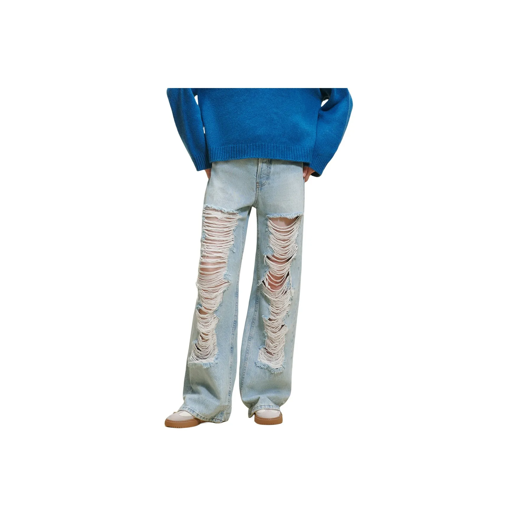 Lois Небесно-голубые унисекс джинсы