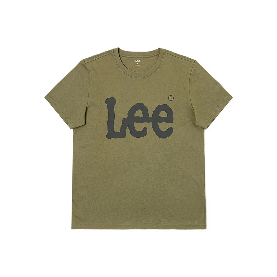 Мужская рубашка Lee совместного бренда SS25 оливково-зеленый цвет